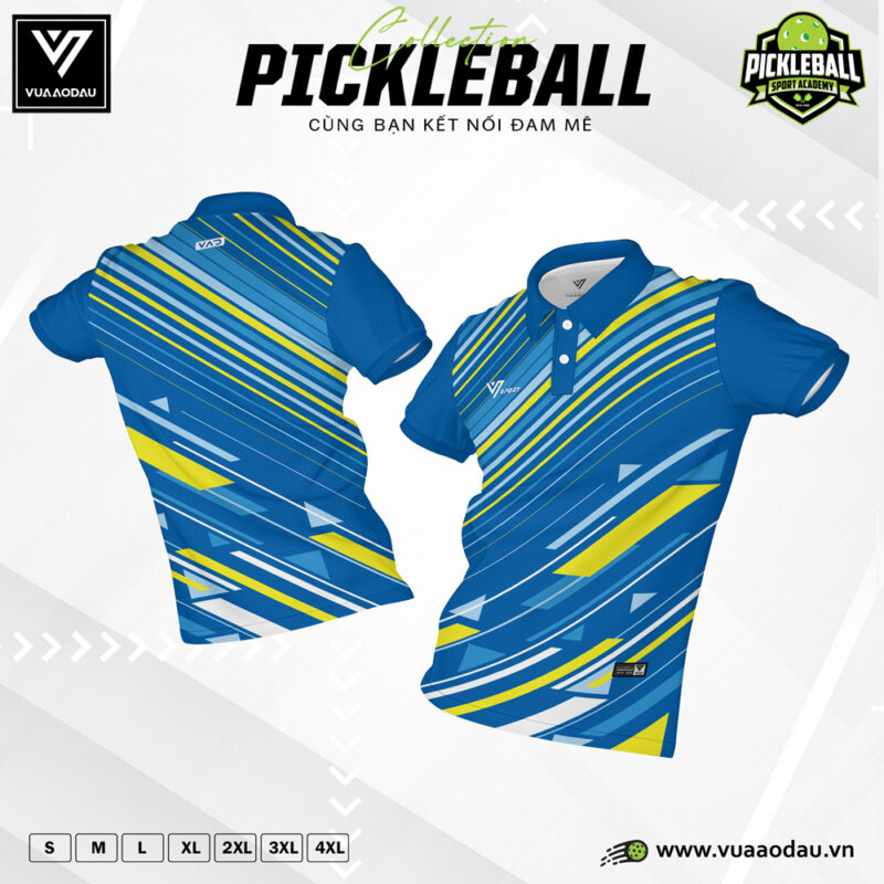 Áo Pickleball Xanh Dương Năng Động – Đẳng Cấp Thời Trang Thể Thao