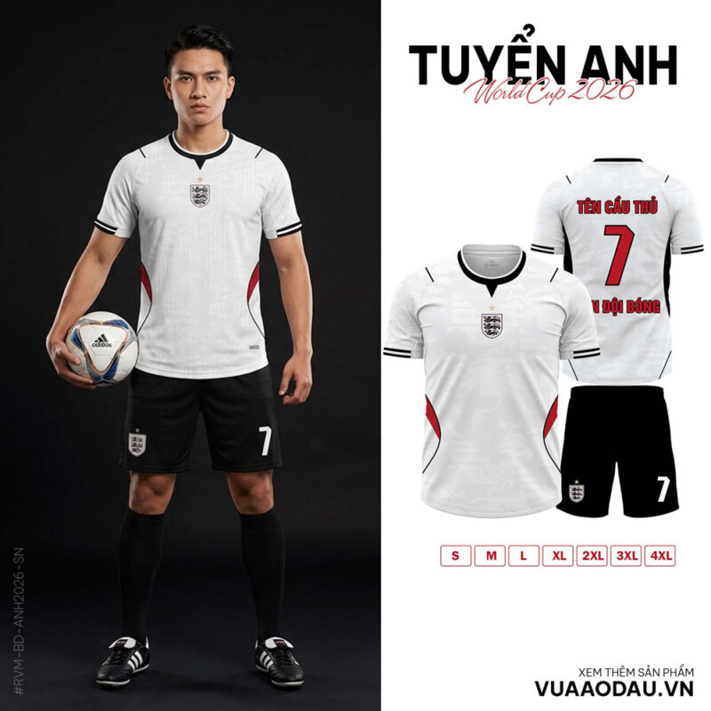 Áo Đội Tuyển World Cup 2026 Màu Trắng - Sắc Màu Nhiệt Huyết & Cá Tính